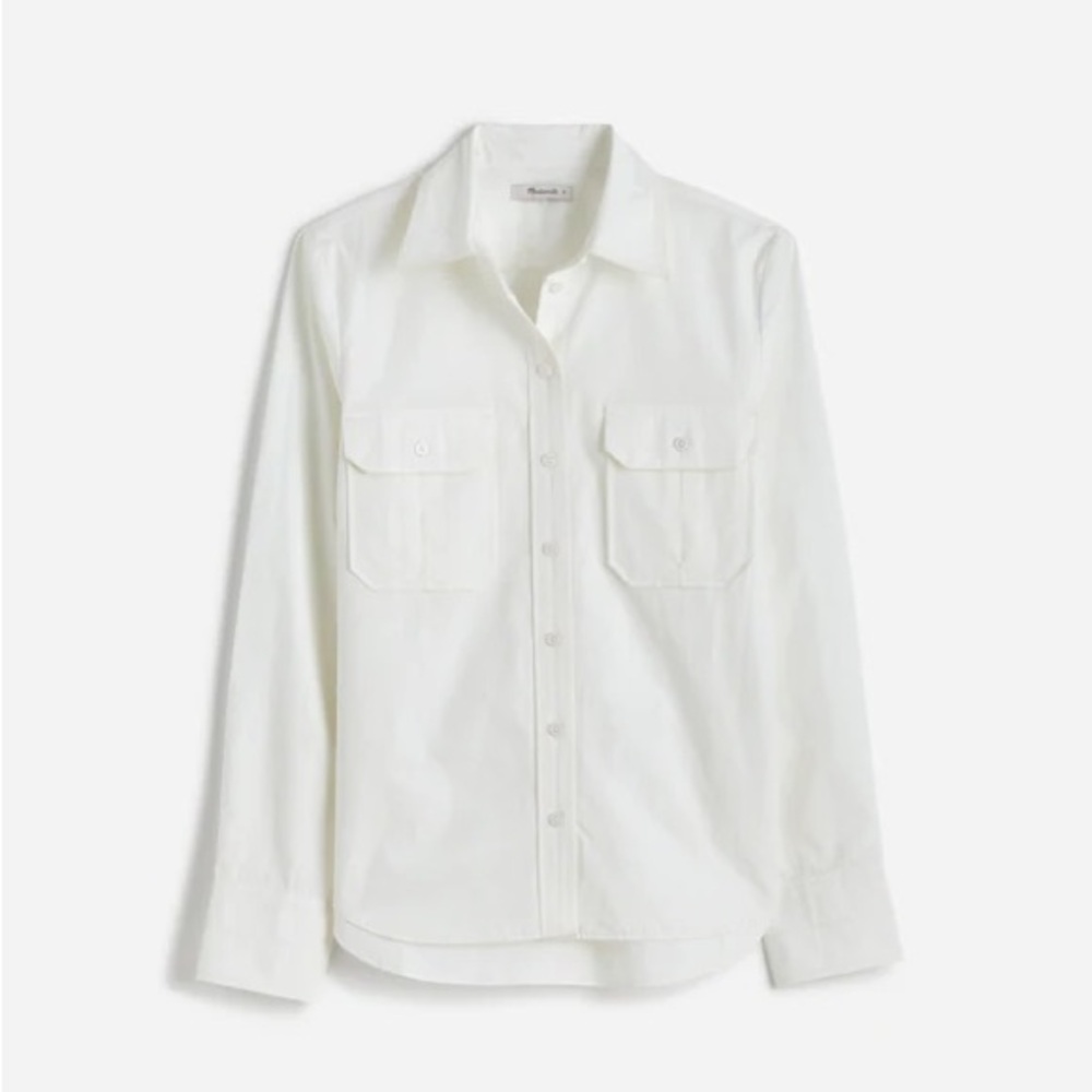 NWT Madewell Utility-Pocket Button-Up Shirt